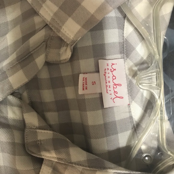 Isabel Maternity Button Up Top - Picture 3 of 3